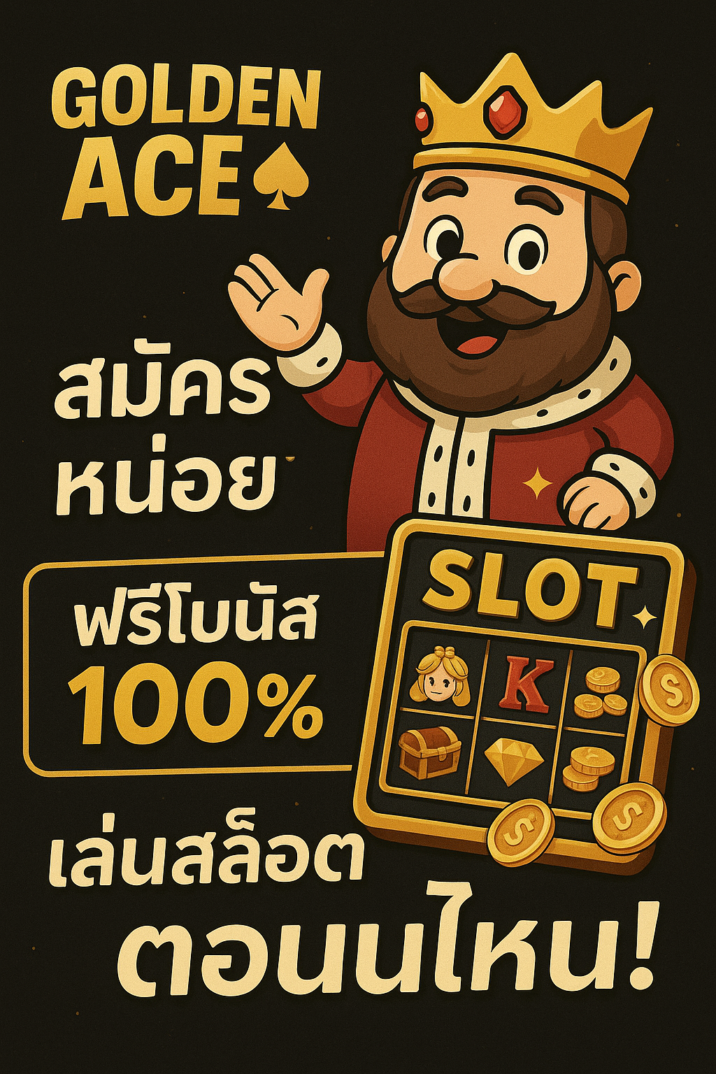 GoldenAce เว็บสล็อตออนไลน์ที่คุณไม่ควรพลาด