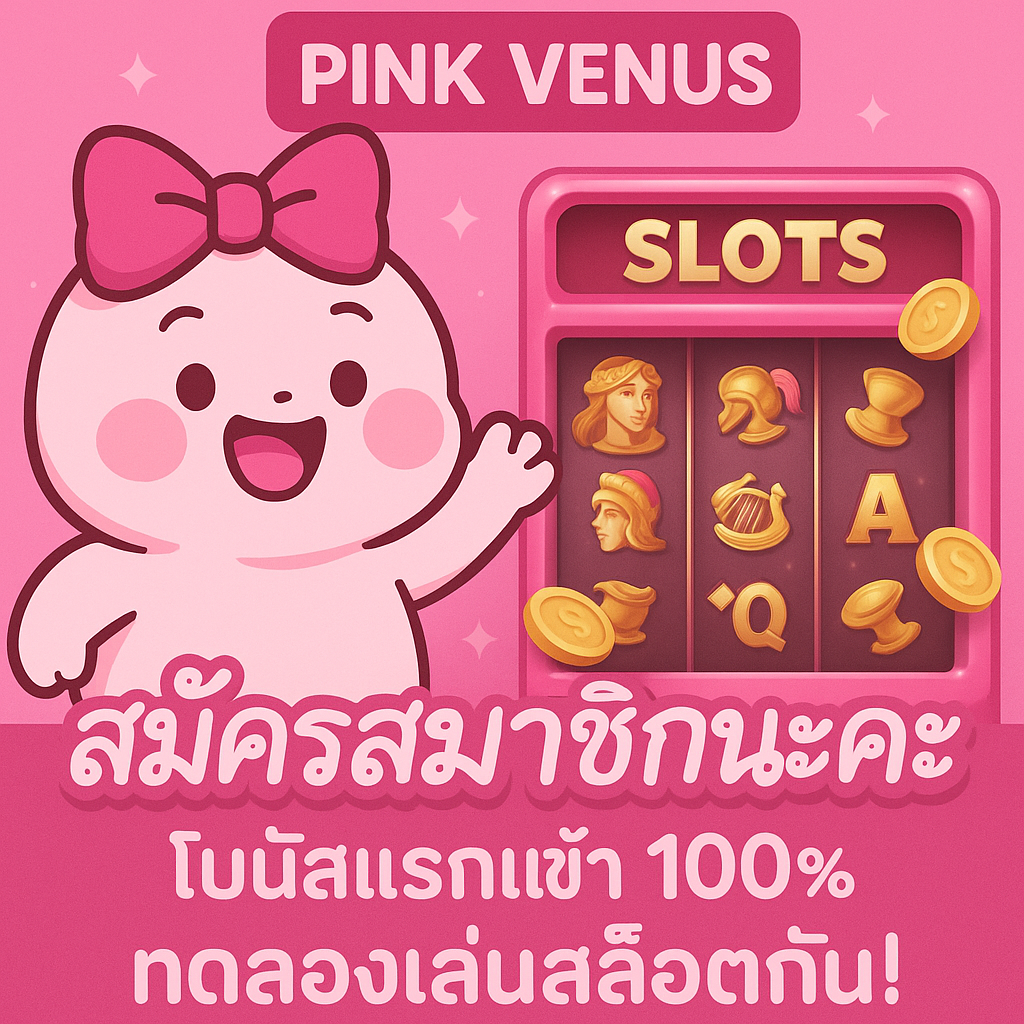 PinkVenus โลกแห่งการเดิมพันที่สะกดทุกสายตาด้วยเสน่ห์เฉพาะตัว