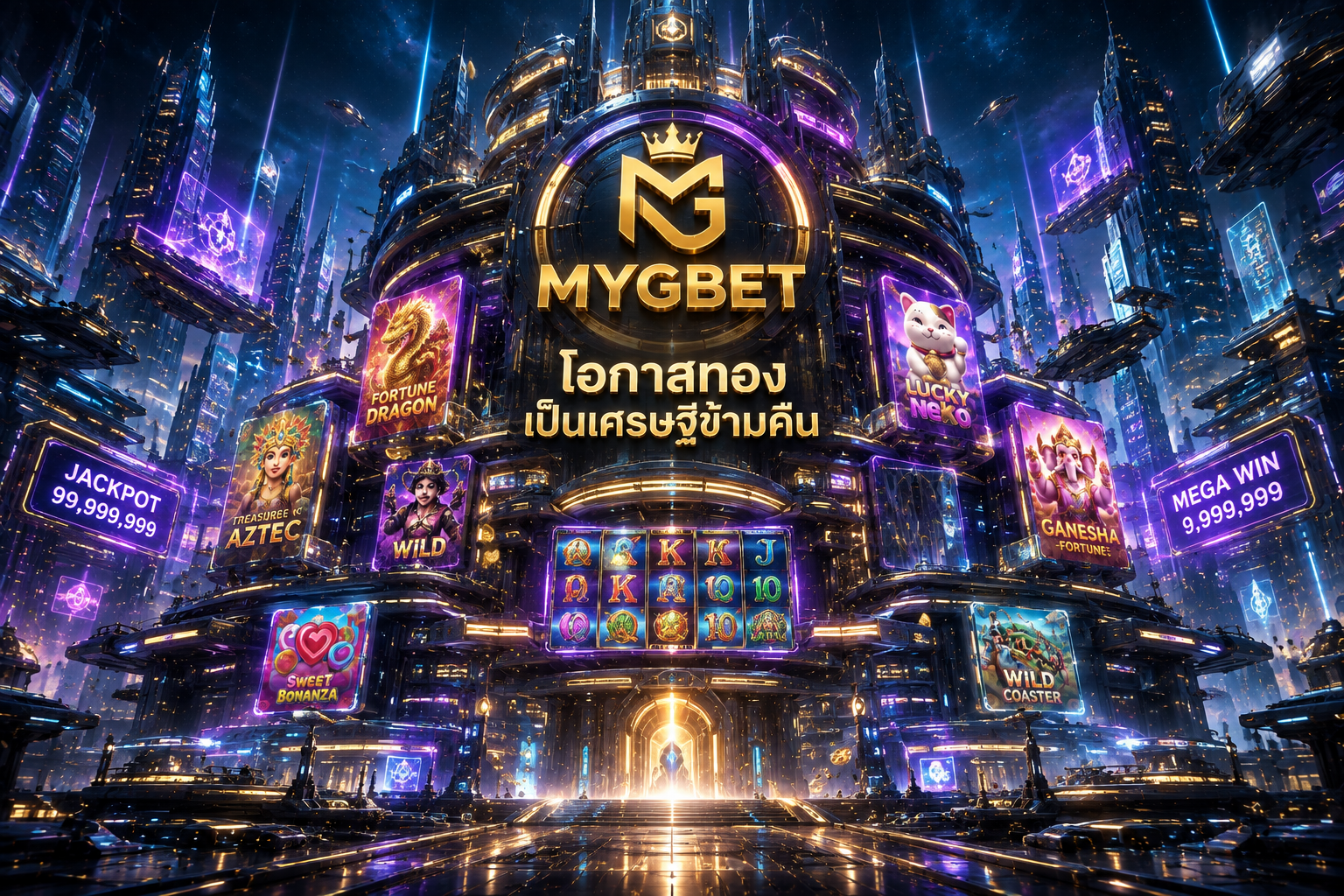 มารวยกับ MYGBET เว็บสล็อตออนไลน์ สล็อตเว็บตรง การันตี สล็อตแตกง่าย แจ็คพอตแตกกระฉูด เล่นสนุกพร้อมรับทรัพย์ก้อนโต ถอนล้านจ่ายล้าน ไม่โกง