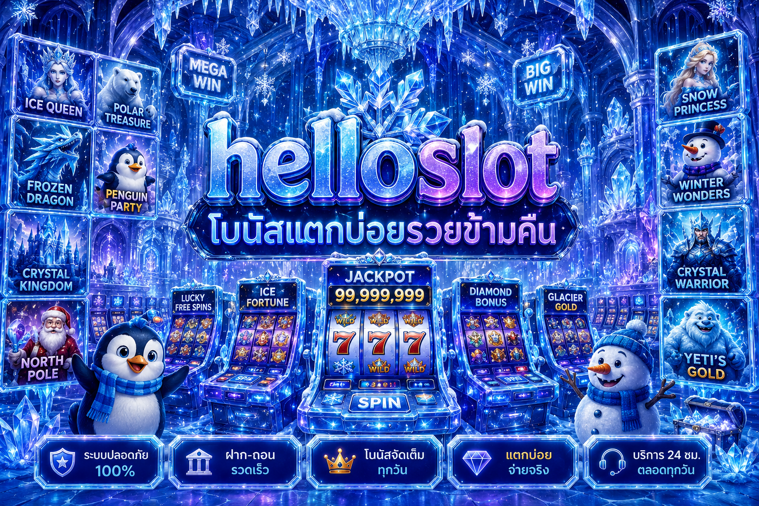 ก้าวสู่ helloslot สล็อตเว็บตรง ที่ไม่มีใครปรับเรทคุณได้ พิสูจน์ด้วยตัวเองว่า สล็อตแตกง่าย และ โบนัสแตกบ่อย คือเรื่องจริง อย่าช้ามาลุยกันเลย